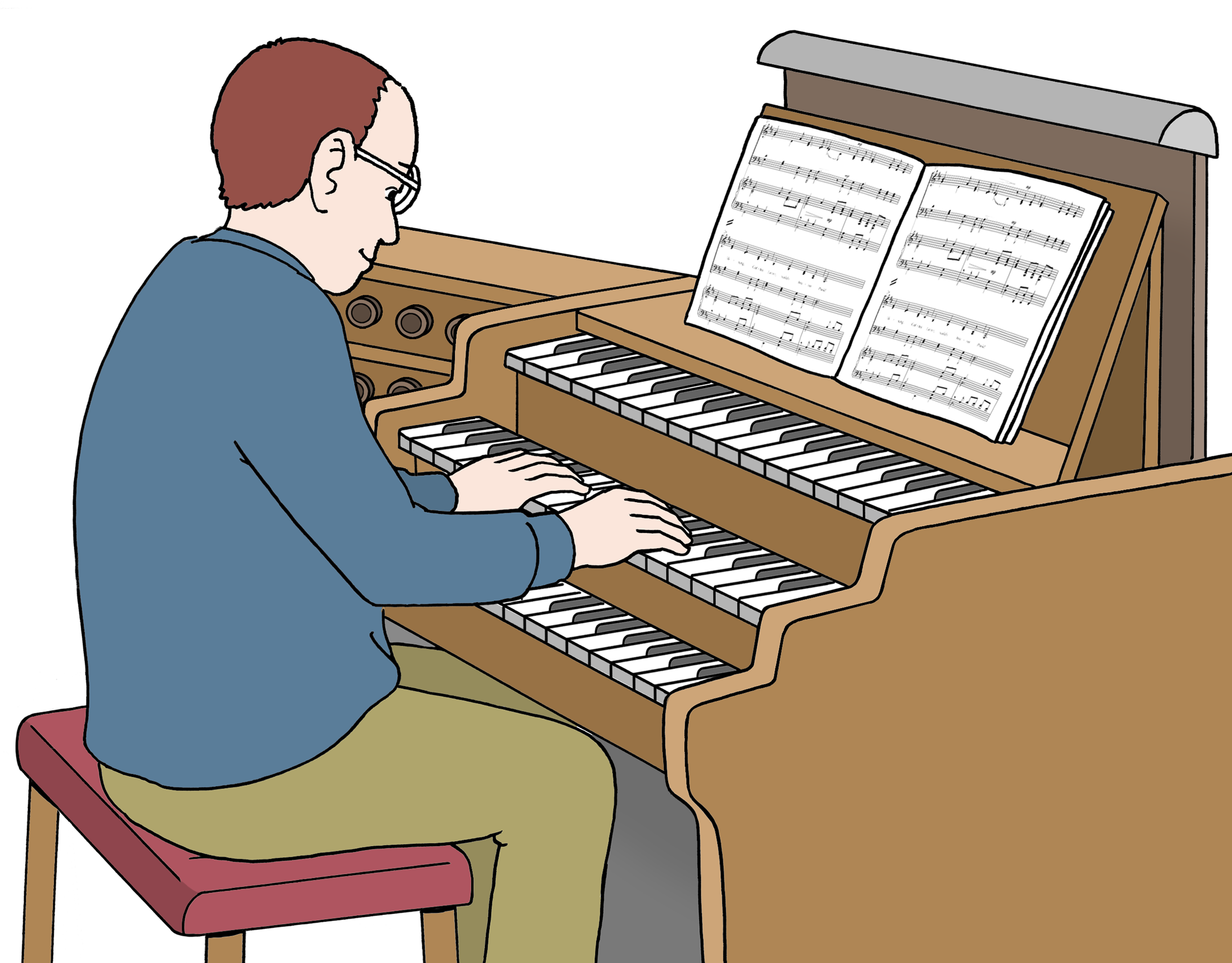 Orgel Organist