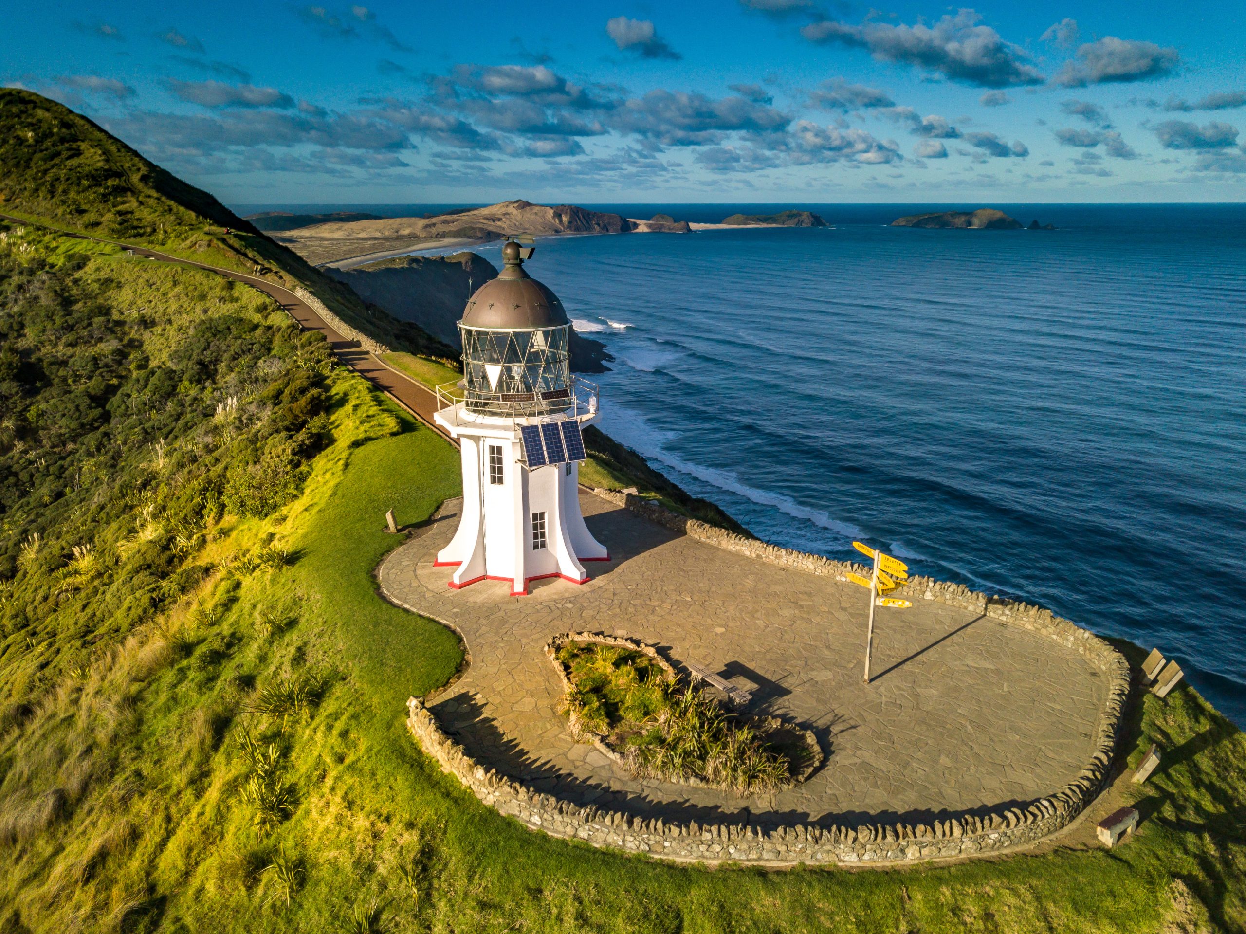 Luftaufnahme der Landschaft rund um Cape Reinga Fotocredit Heiko Beyer