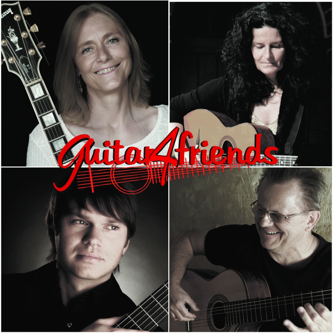 guitar4friends: Silke Fell, Vitaliy Shall, Veronika Vogel und Georg Kempa, Credit Weltkonzerte mbbl concerts